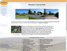 Tablet Screenshot of dartmoorcaravanpark.co.uk